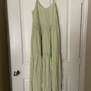 Forever 21 Light Green Maxi Dress
